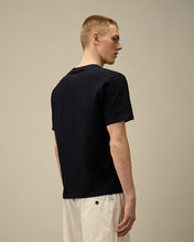 Charger l&#39;image dans la galerie, C.P. Company T-shirt Indigo Jersey Logo Denim
