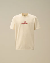 Charger l&#39;image dans la galerie, C.P. Company T-shirt Natural Jersey Logo Pistachio