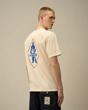 Charger l&#39;image dans la galerie, C.P. Company T-shirt Natural Jersey Logo Pistachio