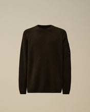 Charger l&#39;image dans la galerie, C.P. Company Pull Cotton Chenille Crewneck Black