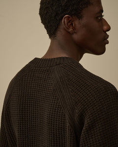C.P. Company Pull Cotton Chenille Crewneck Black