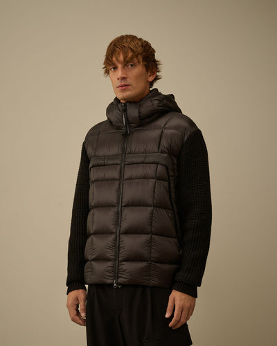 C.P. Company Veste Extrafine Merino Wool Goggle Black