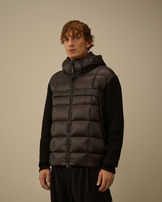 C.P. Company Veste Extrafine Merino Wool Goggle Black