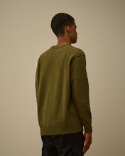 Charger l&#39;image dans la galerie, C.P. Company Pull Lambswool GRS Crewneck Ivy Green