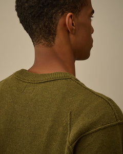 C.P. Company Pull Lambswool GRS Crewneck Ivy Green
