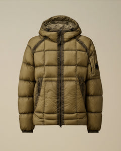 C.P. Company Veste DD Shell Hooded Down Puffer Ivy Green