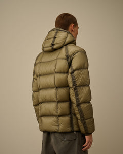 C.P. Company Veste DD Shell Hooded Down Puffer Ivy Green
