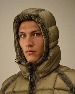 C.P. Company Veste DD Shell Hooded Down Puffer Ivy Green