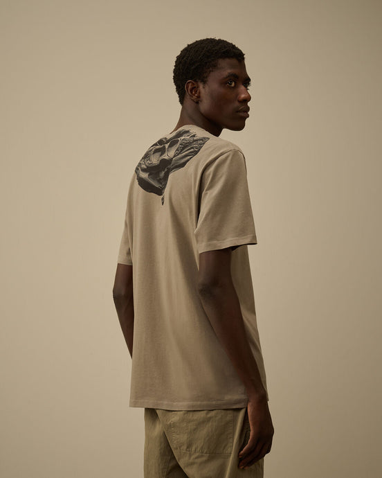 C.P. Company T-shirt 30/1 Jersey Goggle Fallen Rock