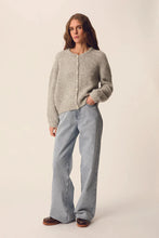 Charger l&#39;image dans la galerie, Des Petits Hauts Gilet Cristie en Alpaga Gris Chine