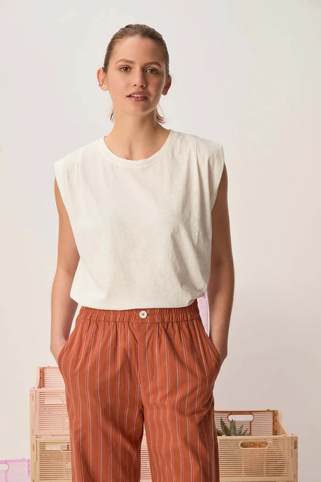 Des Petits Hauts Débardeur Zaeba Ecru