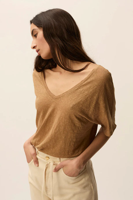 Des Petits Hauts T-Shirt Hanina Tabac