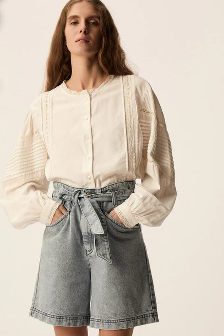Des Petits Hauts Blouse Tamia Ecru