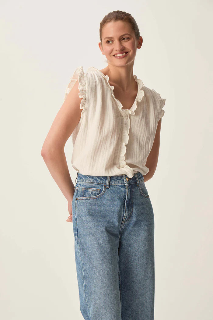 Des Petits Hauts Top Soprano Ecru