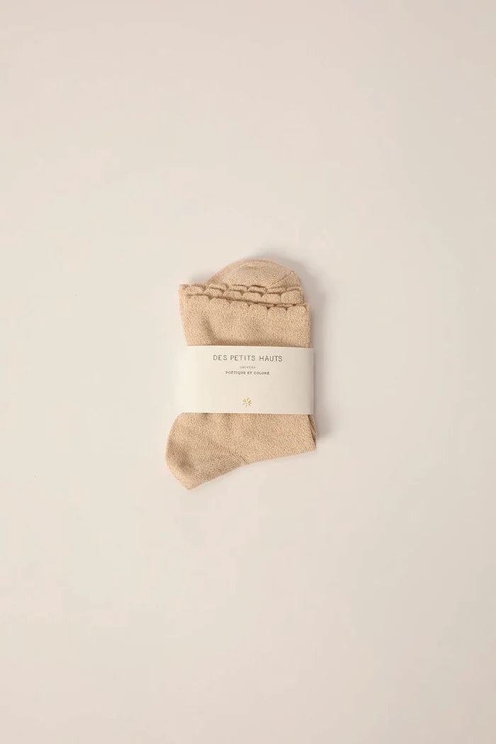 Des Petits Hauts Chaussettes Mael Ecru