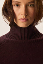 Charger l&#39;image dans la galerie, Des Petits Hauts Pull Aramis Col Montant Coffee