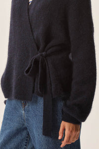Des Petits Hauts Gilet Berta en Alpaga Marine
