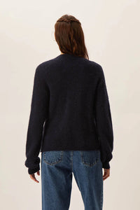 Des Petits Hauts Gilet Berta en Alpaga Marine