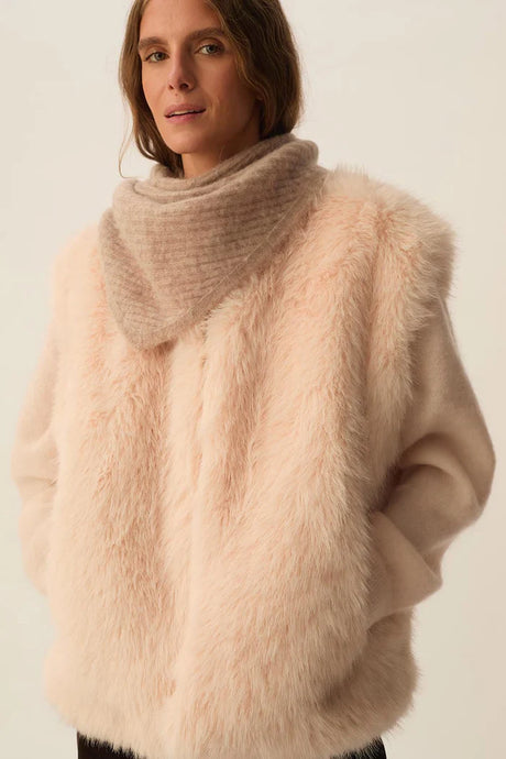 Des Petits Hauts Echarpe Aubelle en Laine Loup