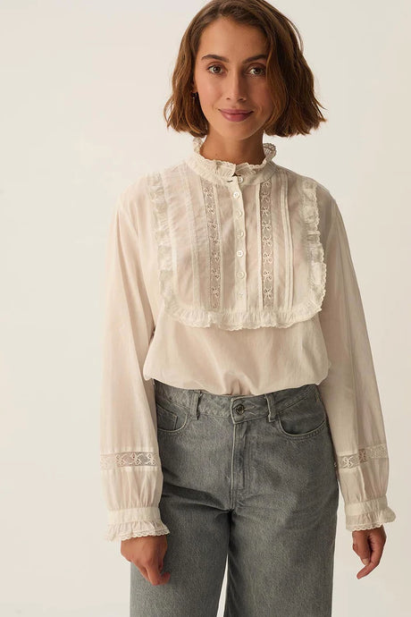 Des Petits Hauts Blouse Sothis Ecru