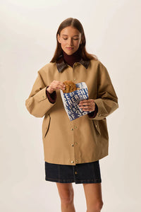 Des Petits Hauts Manteaux Ypolite Sable