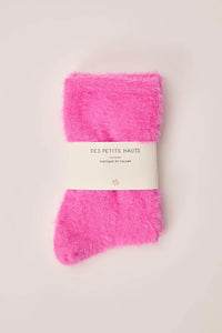 Des Petits Hauts Chaussettes Pierette Rose Fluo