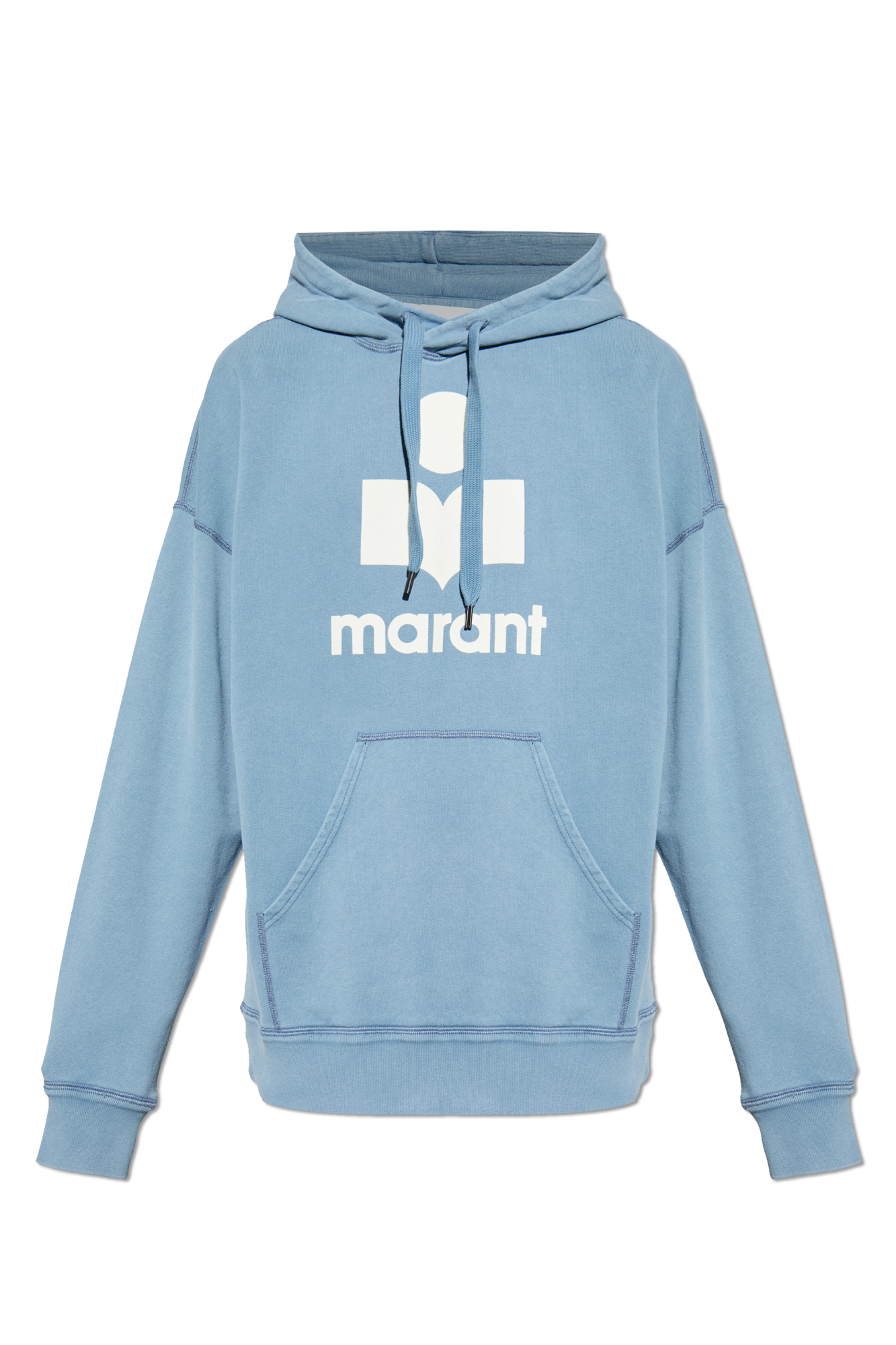 Isabel Marant Hoodie Miley Blue Ecru