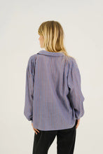 Charger l&#39;image dans la galerie, SacreCoeur Blouse Ali Wave Bleu