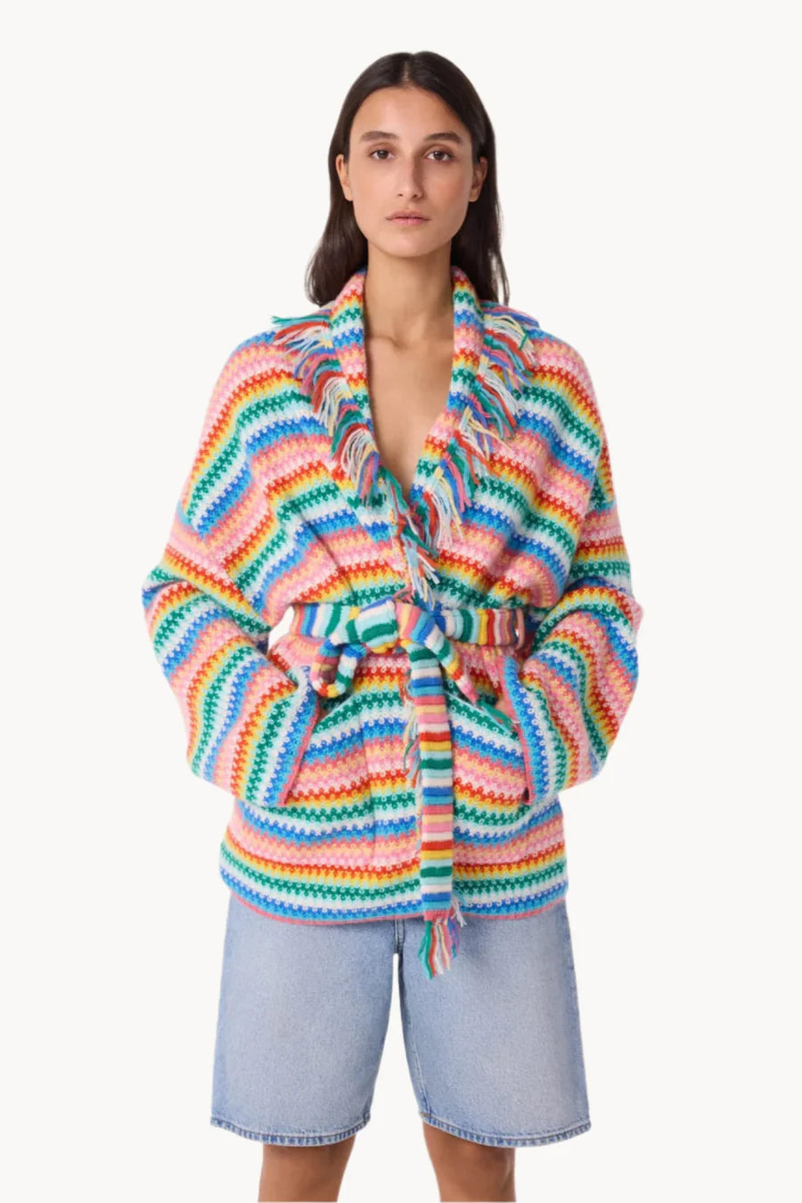 Kujten Gilet Zaina cachemire Multicolore