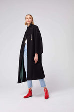 Charger l&#39;image dans la galerie, Heimstone Manteau Eren en laine Cachemire Noir
