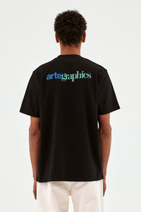 Arte T-Shirt Tommy Back Graphic Black