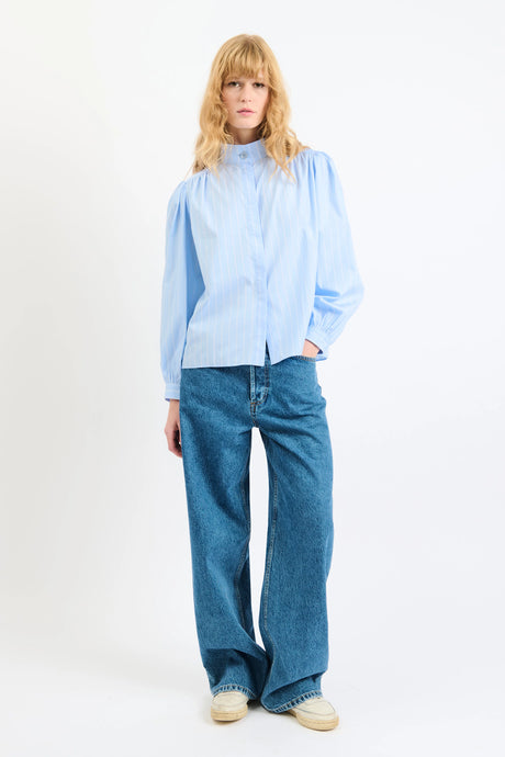 Bellepiece Blouse Milton Blue