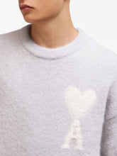 Charger l&#39;image dans la galerie, AMI Pull Ami de Coeur en Alpaga Gris perle
