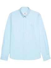 Charger l&#39;image dans la galerie, AMI Chemise Ami de Coeur Oxford Bleu ciel