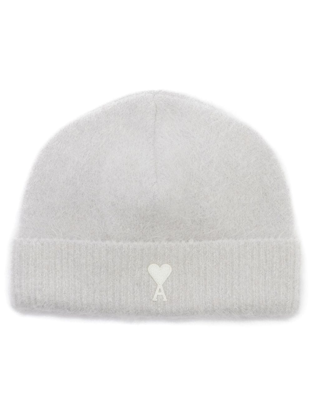 AMI Bonnet Ami de coeur en Alpaga Gris perle