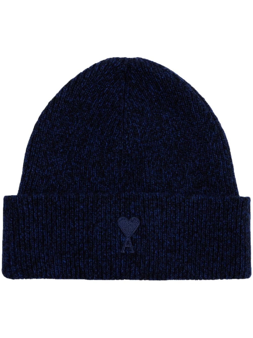 AMI Bonnet Ami de Coeur en Cachemire Bleu nuit
