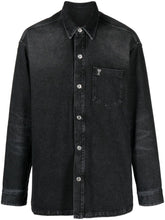 Charger l&#39;image dans la galerie, AMI Chemise Oversize Ami de Coeur Metal Noir