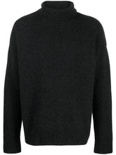 Charger l&#39;image dans la galerie, AMI Pull Col Roulé avec Coudières Gris