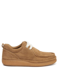 AMI Chaussures en Daim Champagne