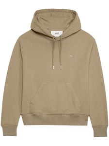 AMI Hoodie Ami de Coeur Tonal Taupe