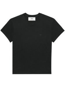 AMI T-shirt Ami de Coeur ton-sur-ton Noir