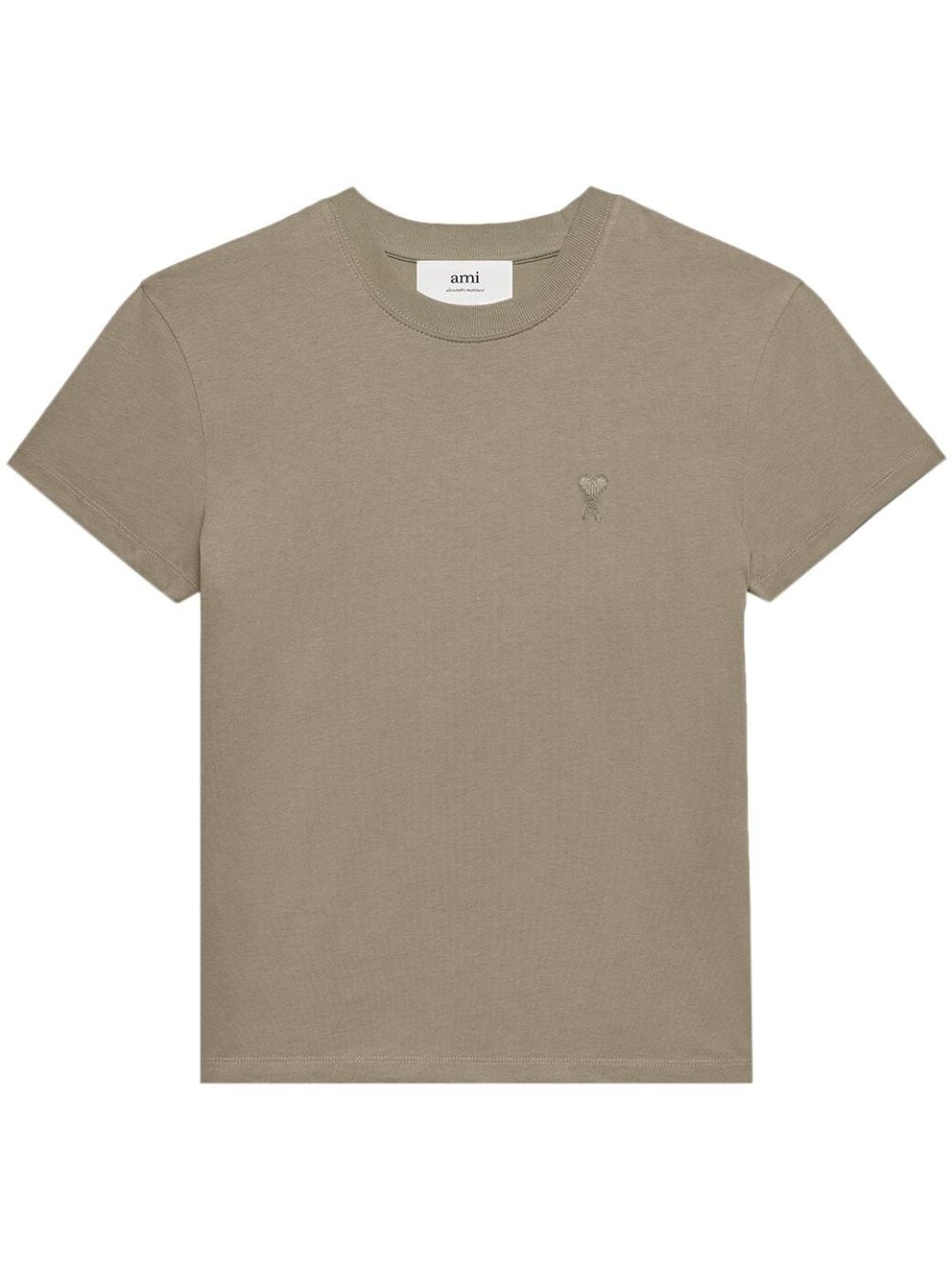 AMI T-shirt Ami de Coeur ton-sur-ton Taupe