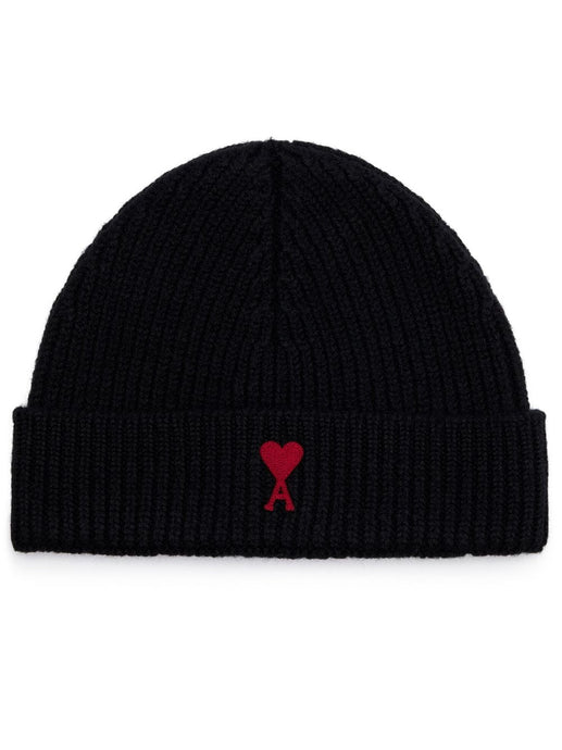 AMI Bonnet Ami de coeur Noir