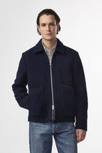 Charger l&#39;image dans la galerie, NN07 Veste Gael en Laine Navy Blue