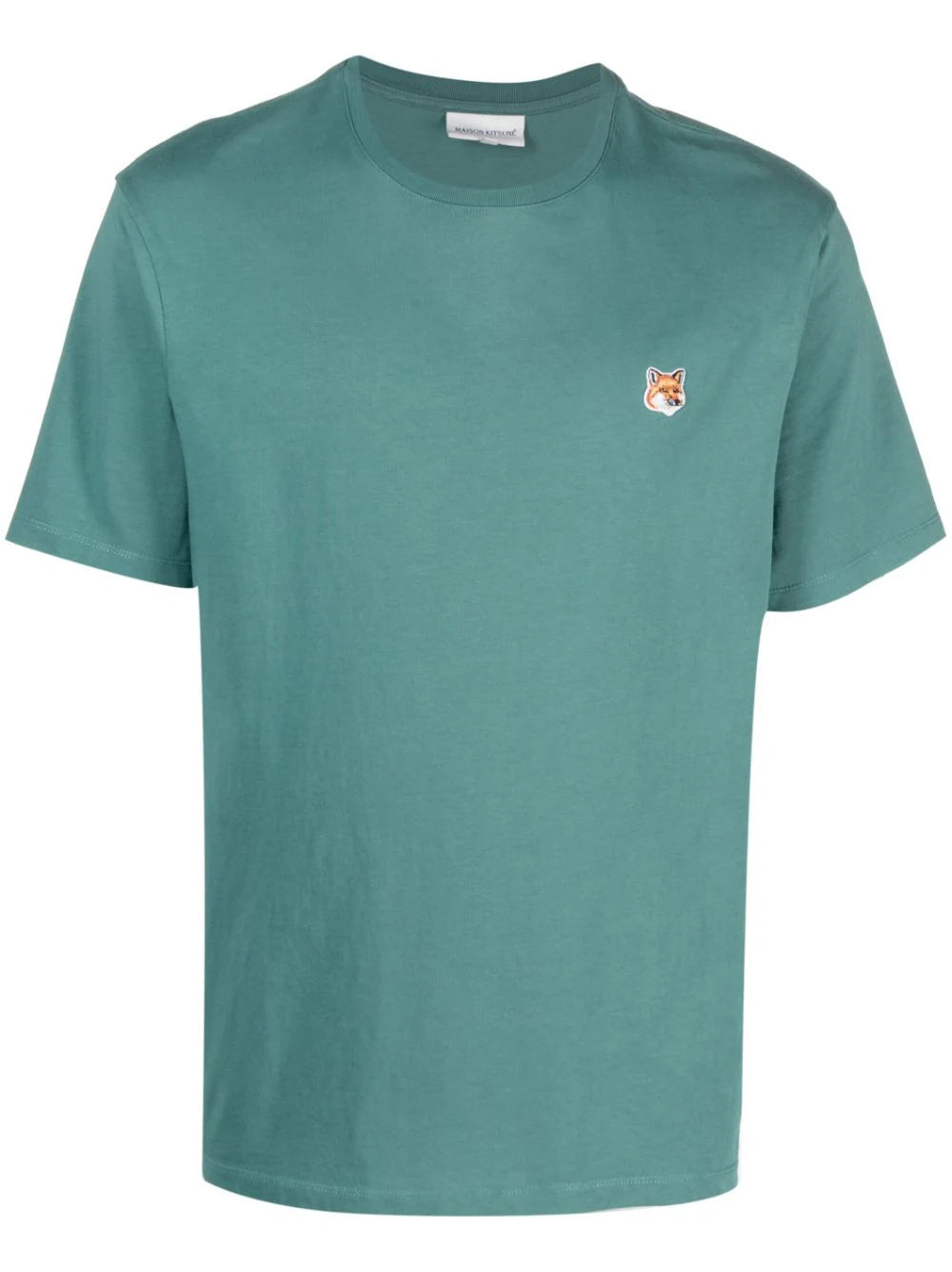 Maison Kitsuné T-shirt Fox head Patch Teal grey