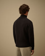Charger l'image dans la galerie, C.P. Company Cardigan Compact Cotton Zipped Total Eclipse