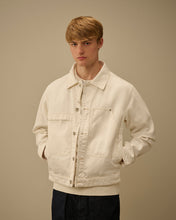 Charger l'image dans la galerie, C.P. Company Veste Bull Denim Zip Gauze White