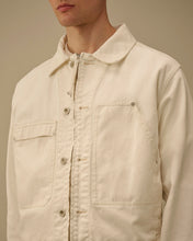 Charger l'image dans la galerie, C.P. Company Veste Bull Denim Zip Gauze White