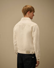 Charger l'image dans la galerie, C.P. Company Veste Bull Denim Zip Gauze White