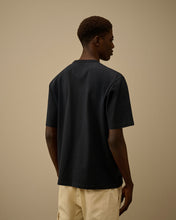 Charger l'image dans la galerie, C.P. Company T-shirt Blue Mercerized Embroidery Total Eclipse